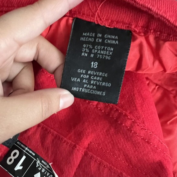 Waimea Men's Tango Red Skinny Fit Jeans Junior W28x29 Distressed Jeans - Picture 13 of 13